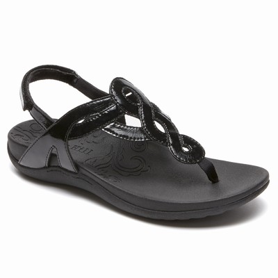Rockport Ramona Sandalen Damen Schwarz FGE-987563